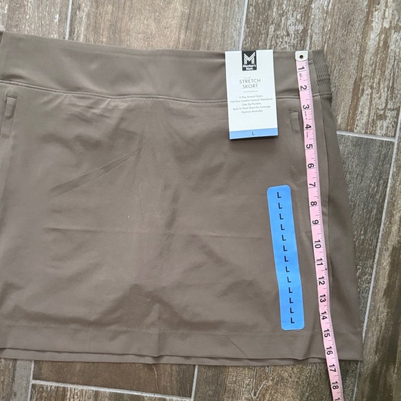 Taupe Stretch Skort - Picture 5 of 8